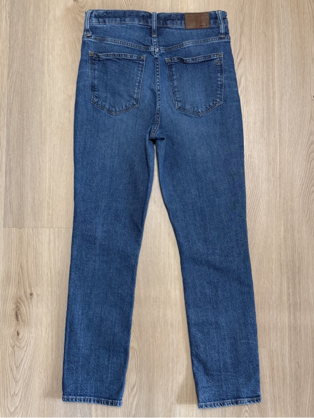 Madewell Twyford Dark Wash The High Rise Slim Boys Jeans Straight Leg - Picture 4 of 10